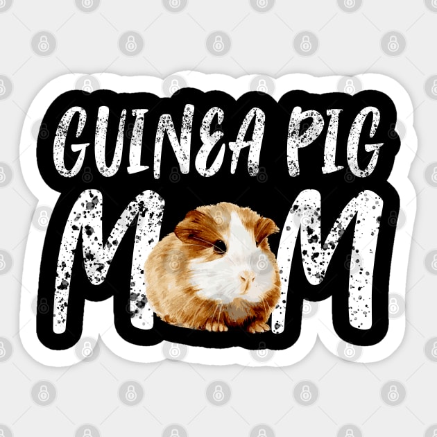 Guinea Pig Mom Sticker by BadDesignCo